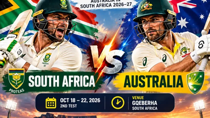 South Africa vs Australia 2026, AUS vs SA 2nd Test, Scott Boland, Temba Bavuma, Test Cricket, Australia Tour of South Africa, Cricket Match Report, Live Cricket Score