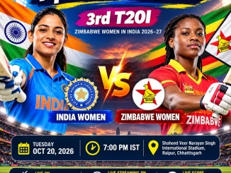 India Women vs Zimbabwe Women 3rd T20I 2026